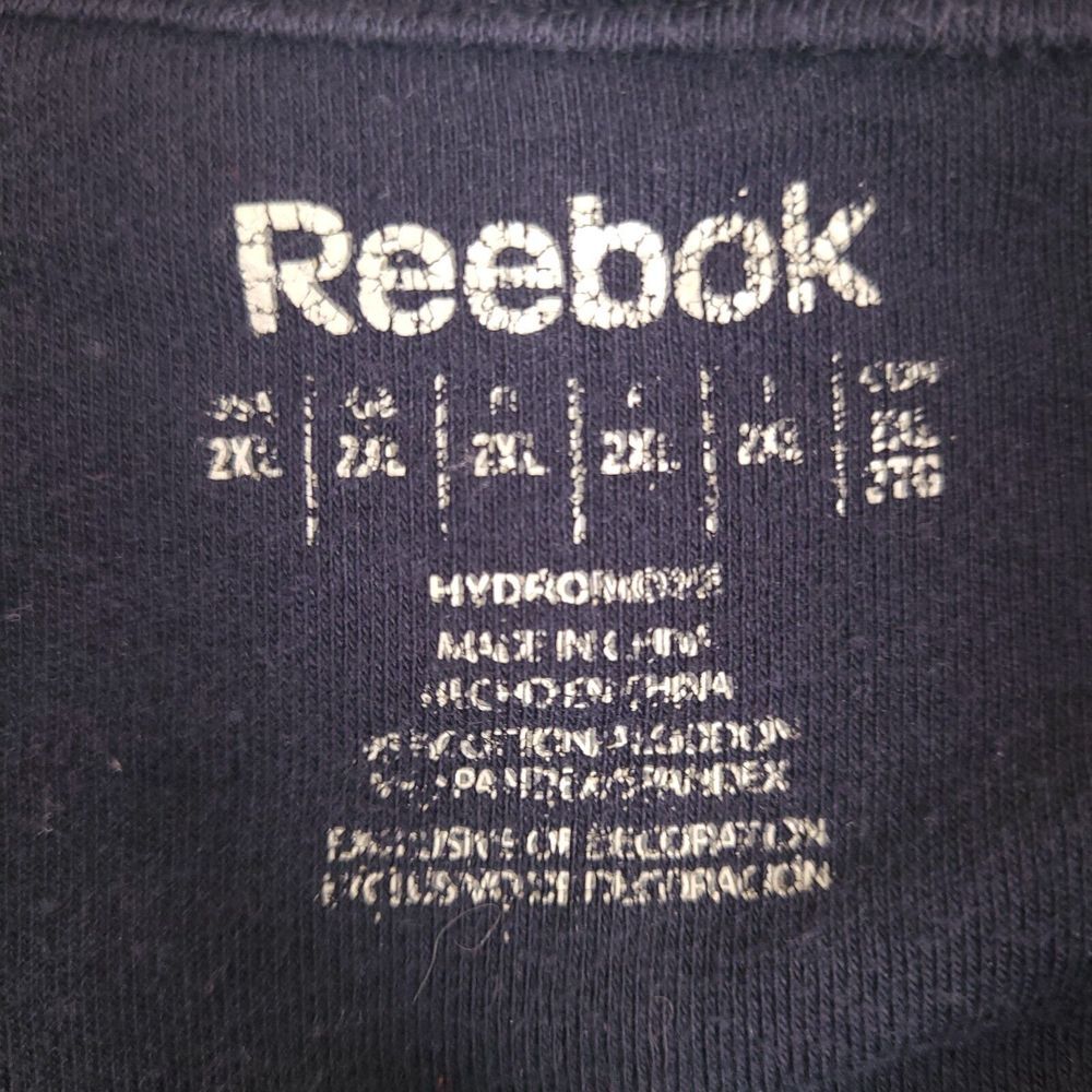 Reebok Womens‎ Full Zip Activewear Jacket Size 2XL Hydromove Cotton Blend - Picture 3 of 12